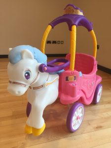 Little Tikes unicorn carriage ride on toy